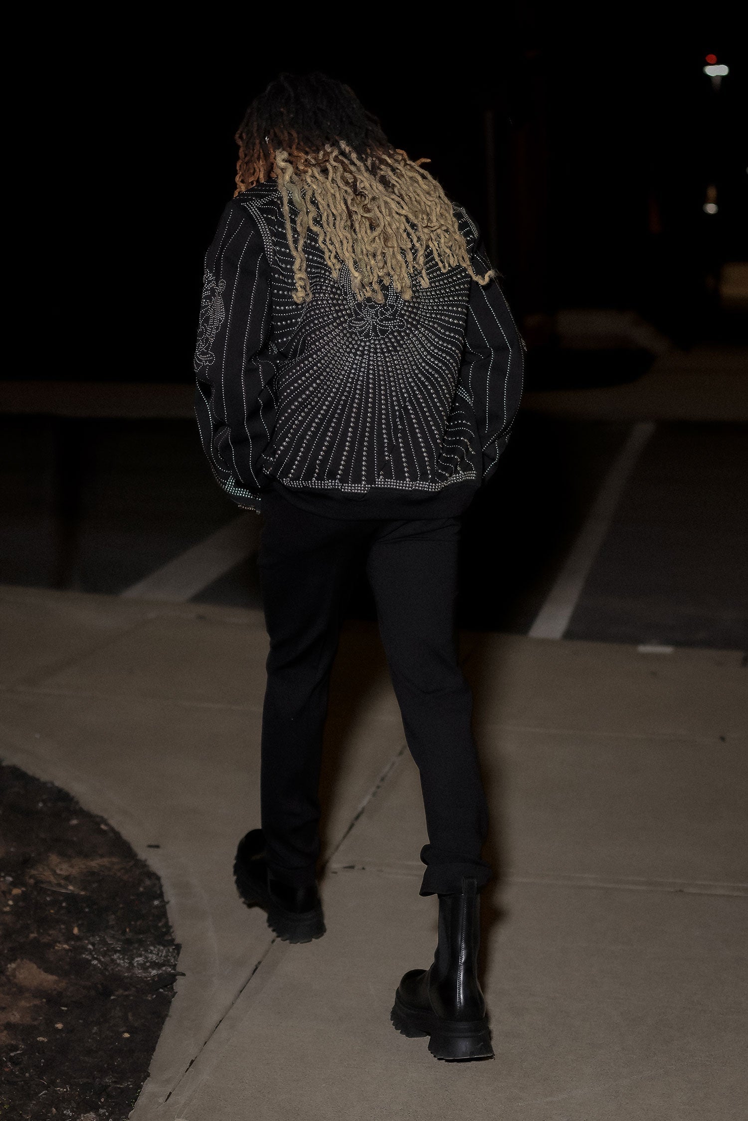 Rowdy Stud Bomber Jacket