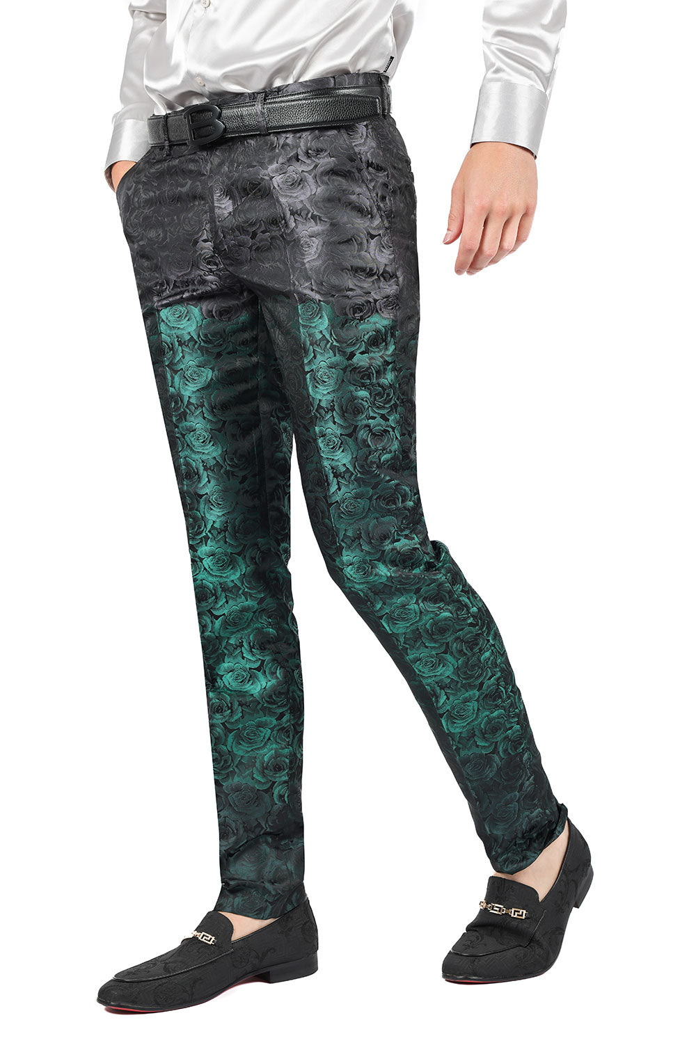TWO TONE FLORAL Pants