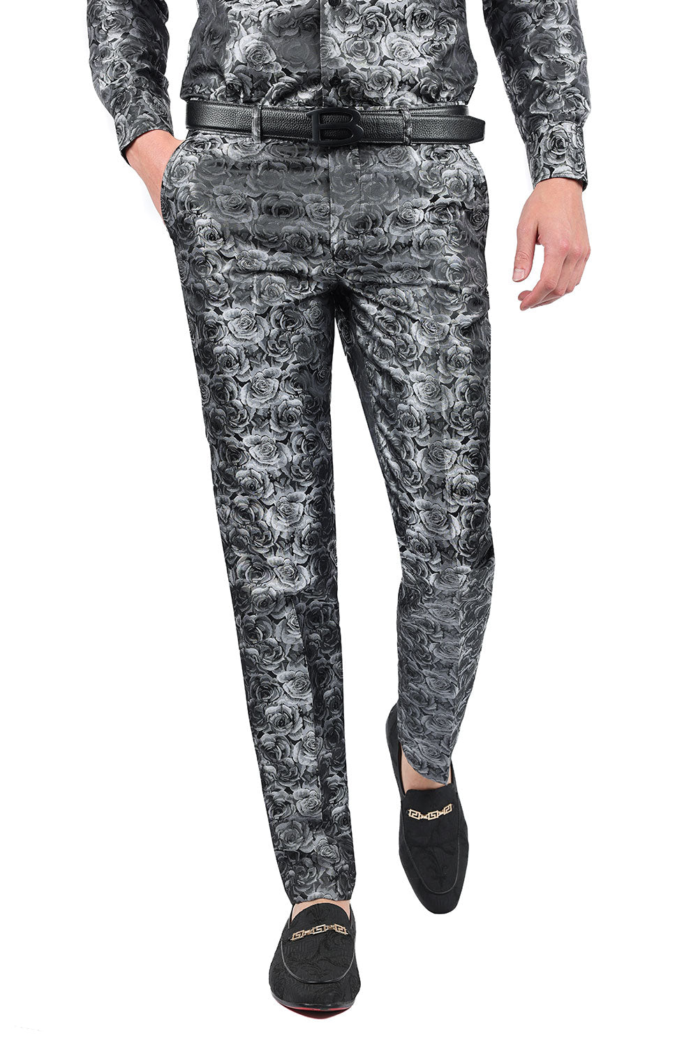 TWO TONE FLORAL Pants