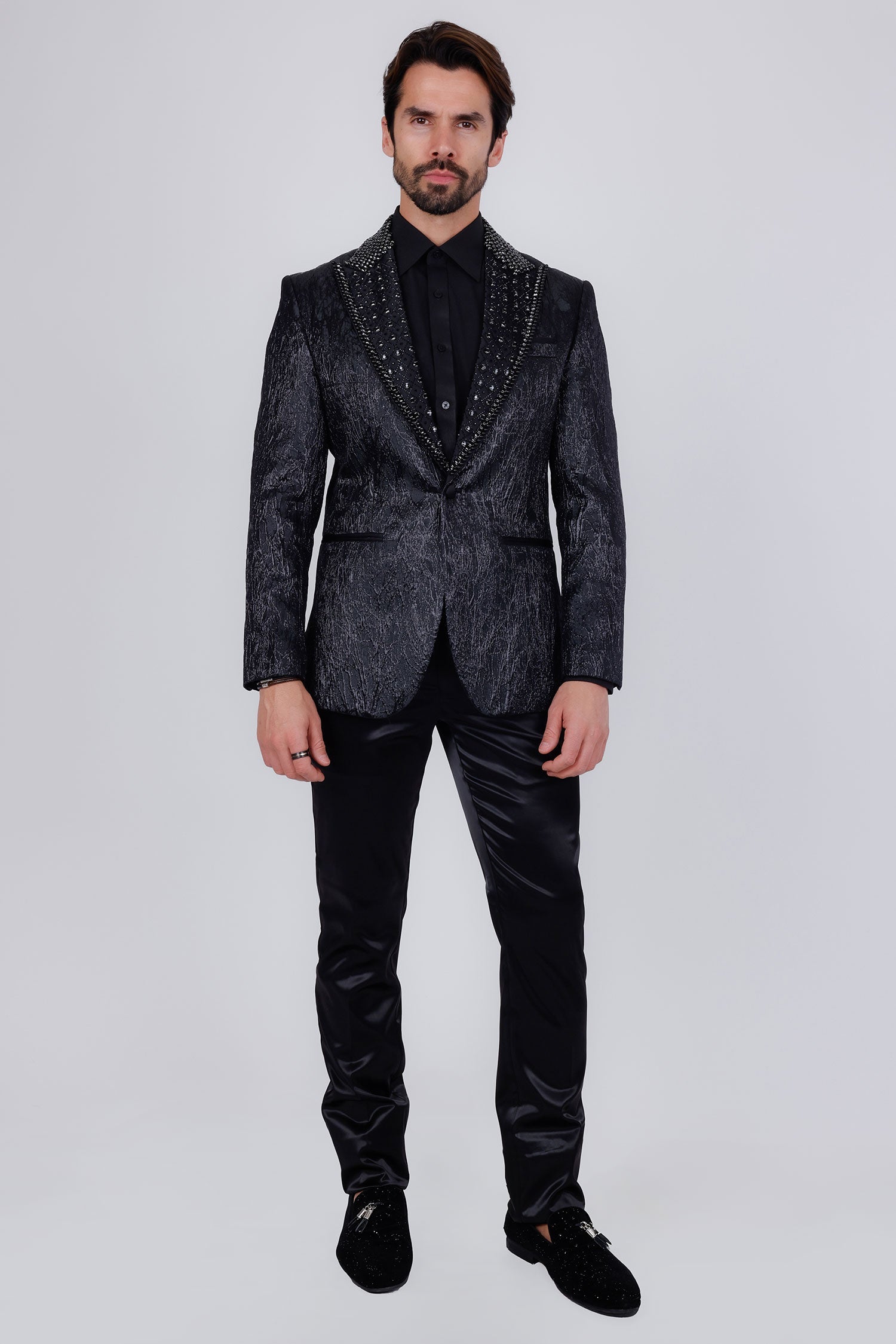 Amusing Origins Rhinestone Blazer