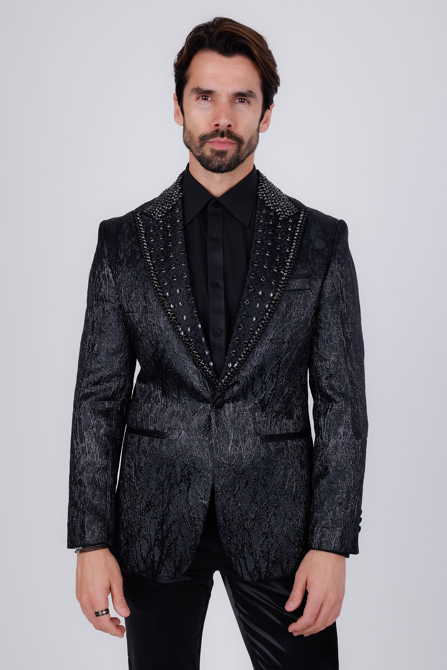 Amusing Origins Rhinestone Blazer