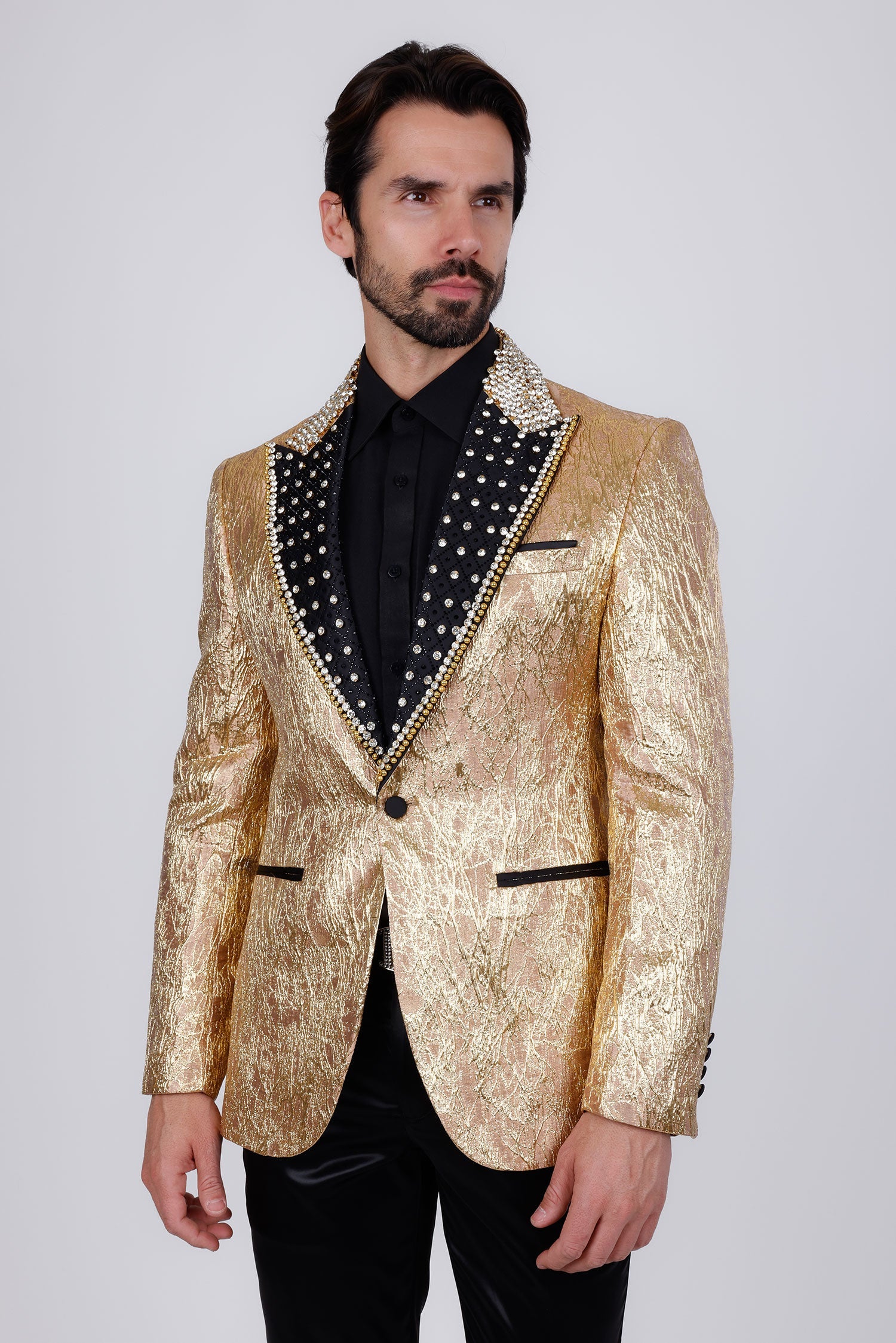 Amusing Origins Rhinestone Blazer