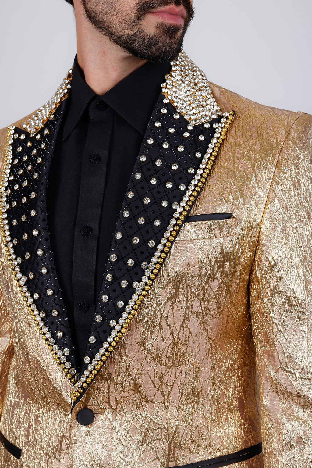 Amusing Origins Rhinestone Blazer