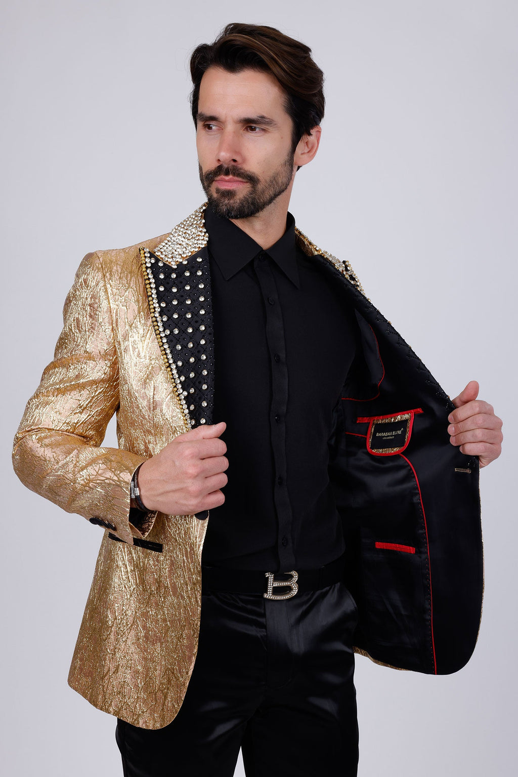 Amusing Origins Rhinestone Blazer