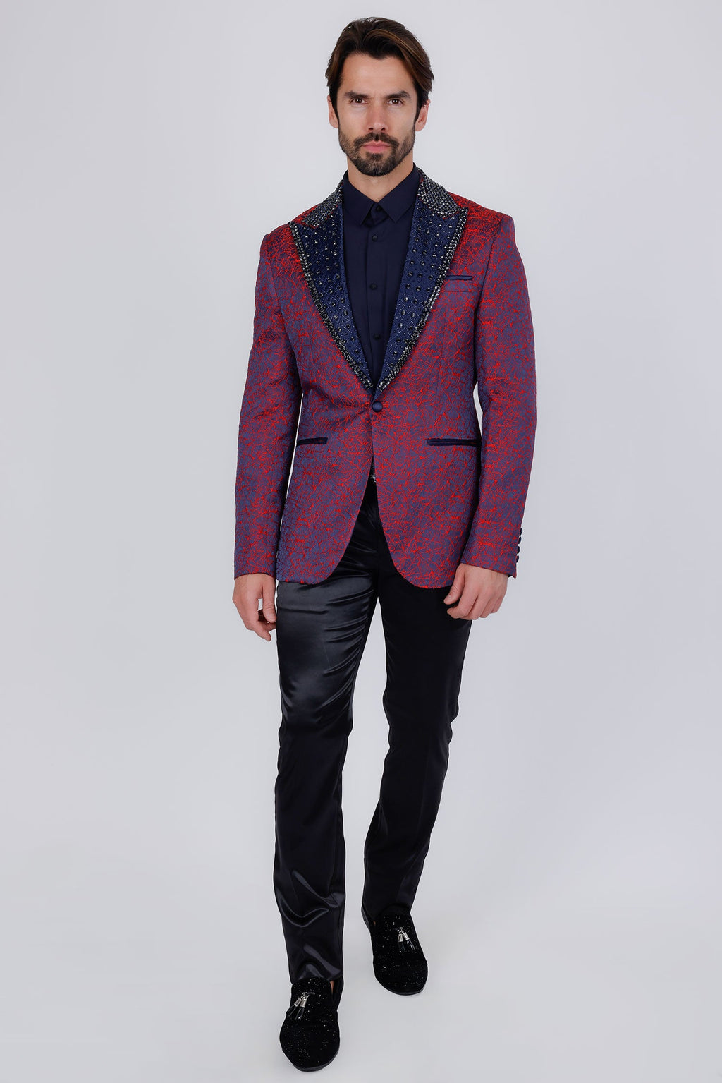 Amusing Origins Rhinestone Blazer