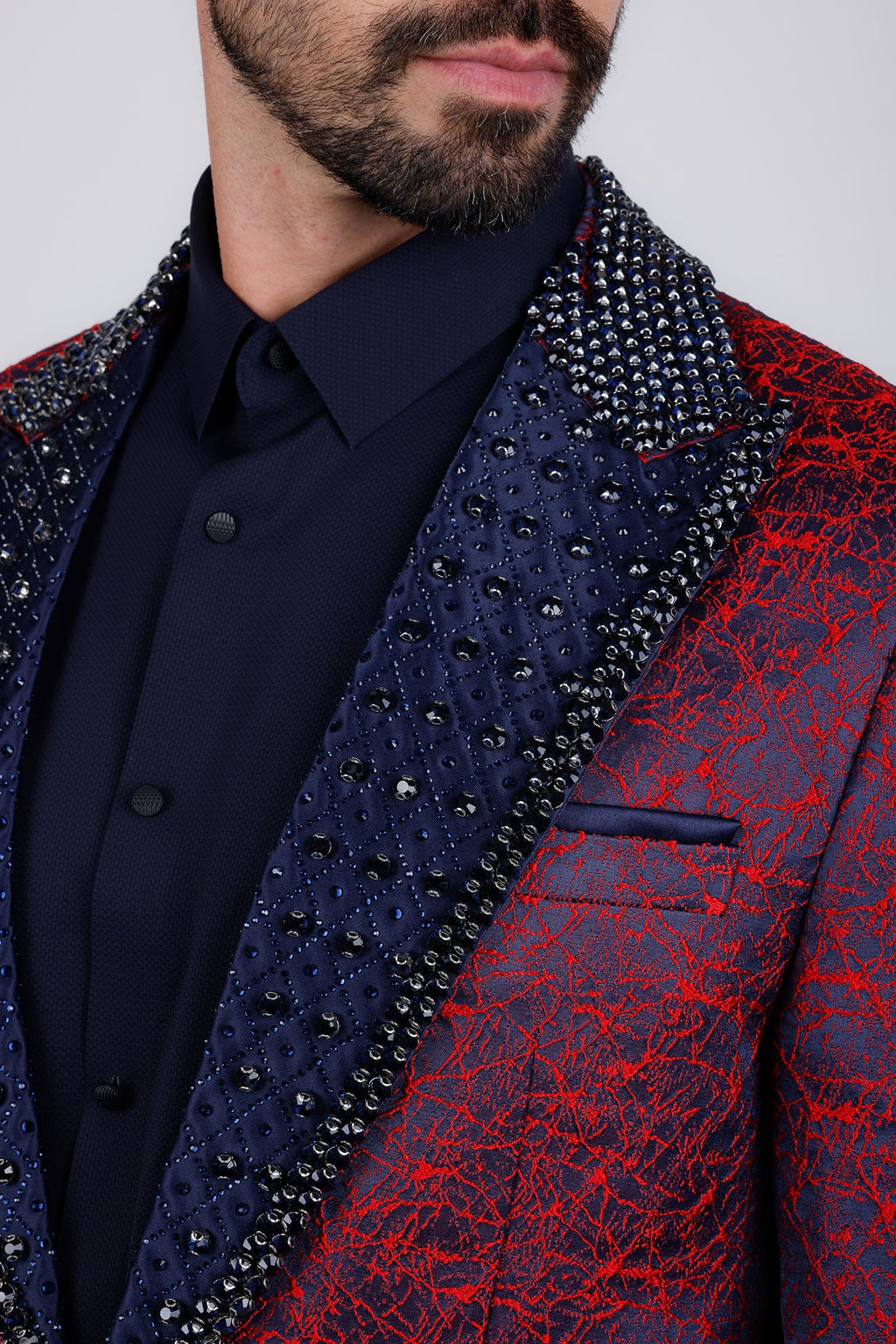 Amusing Origins Rhinestone Blazer