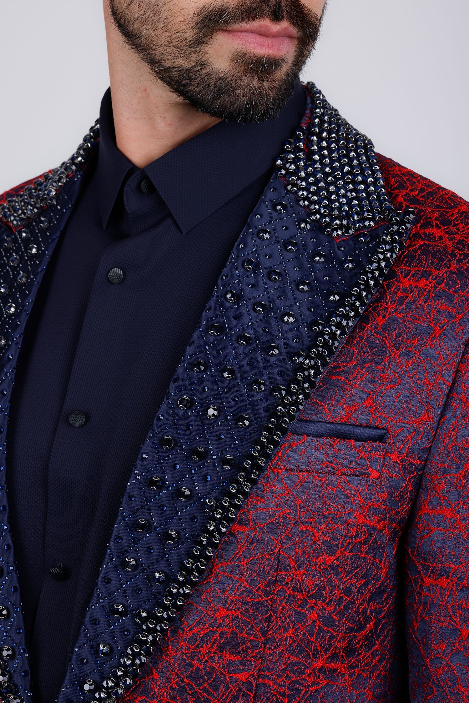 Amusing Origins Rhinestone Blazer