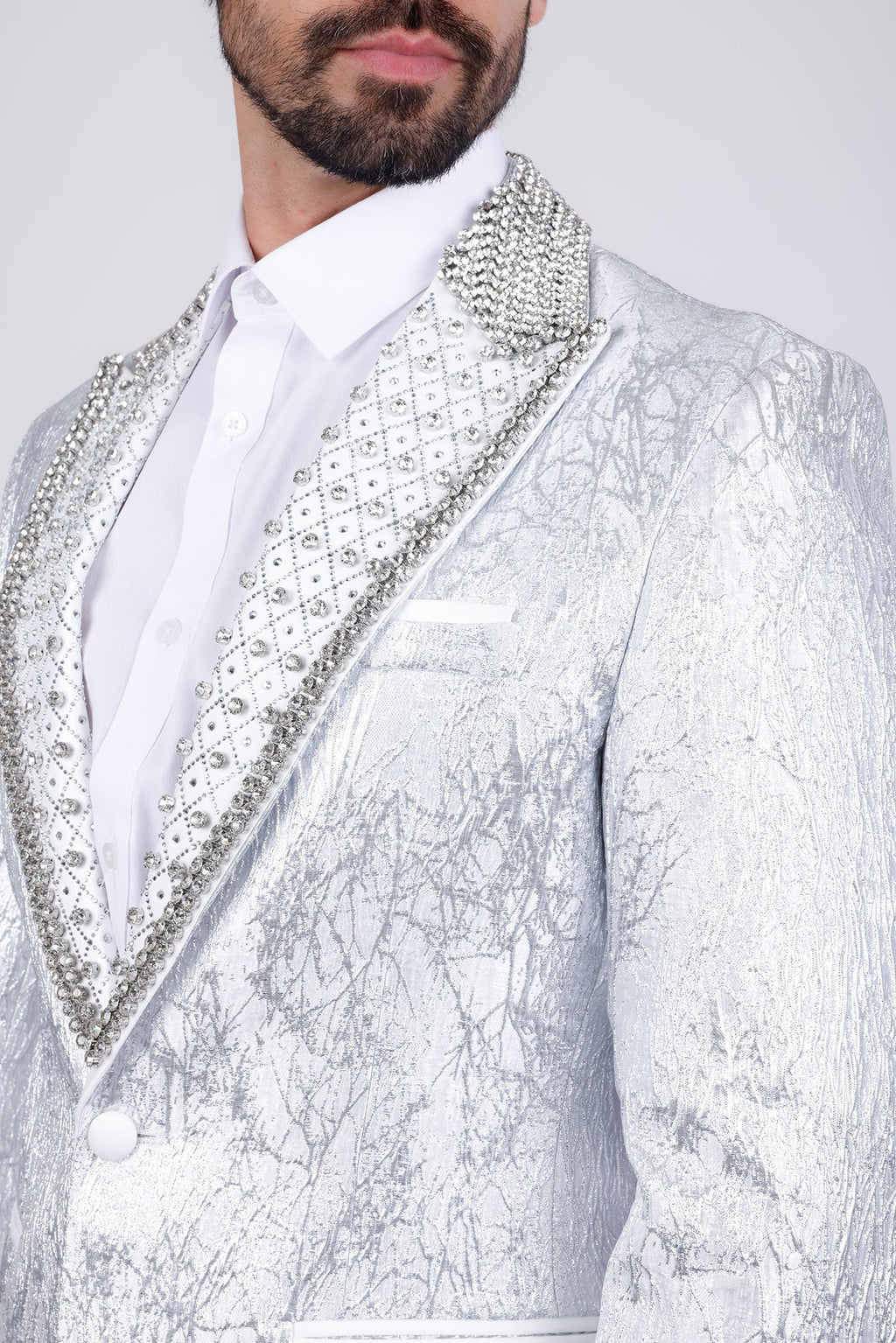 Amusing Origins Rhinestone Blazer