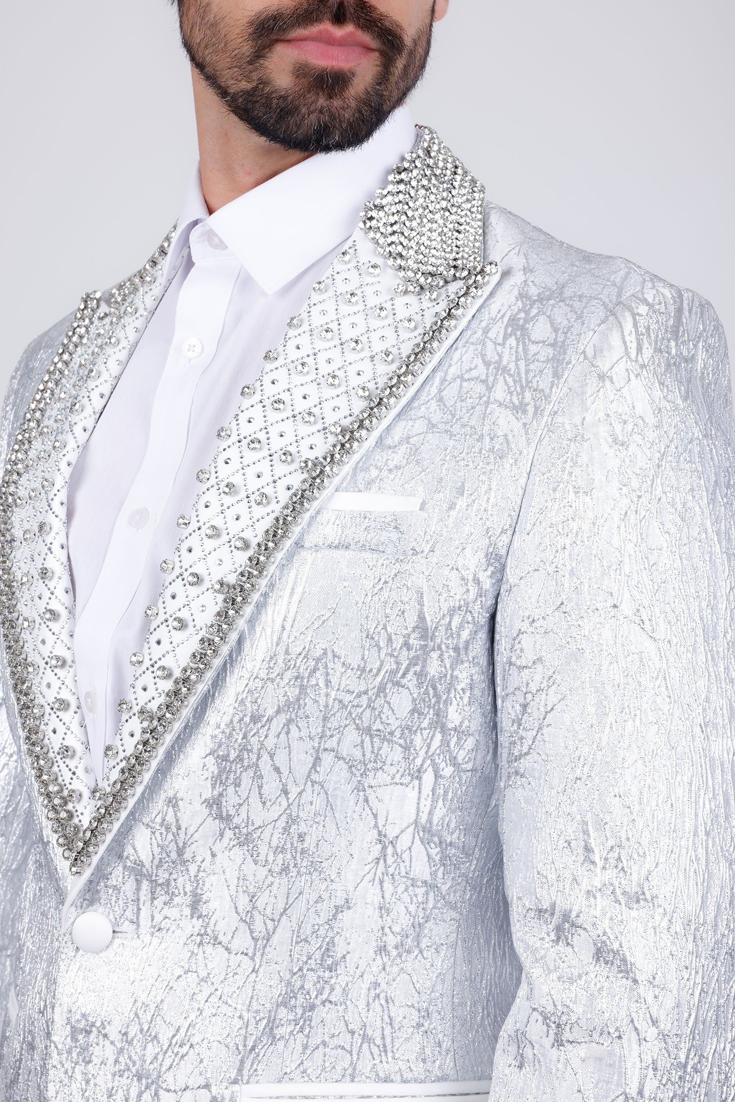 Amusing Origins Rhinestone Blazer