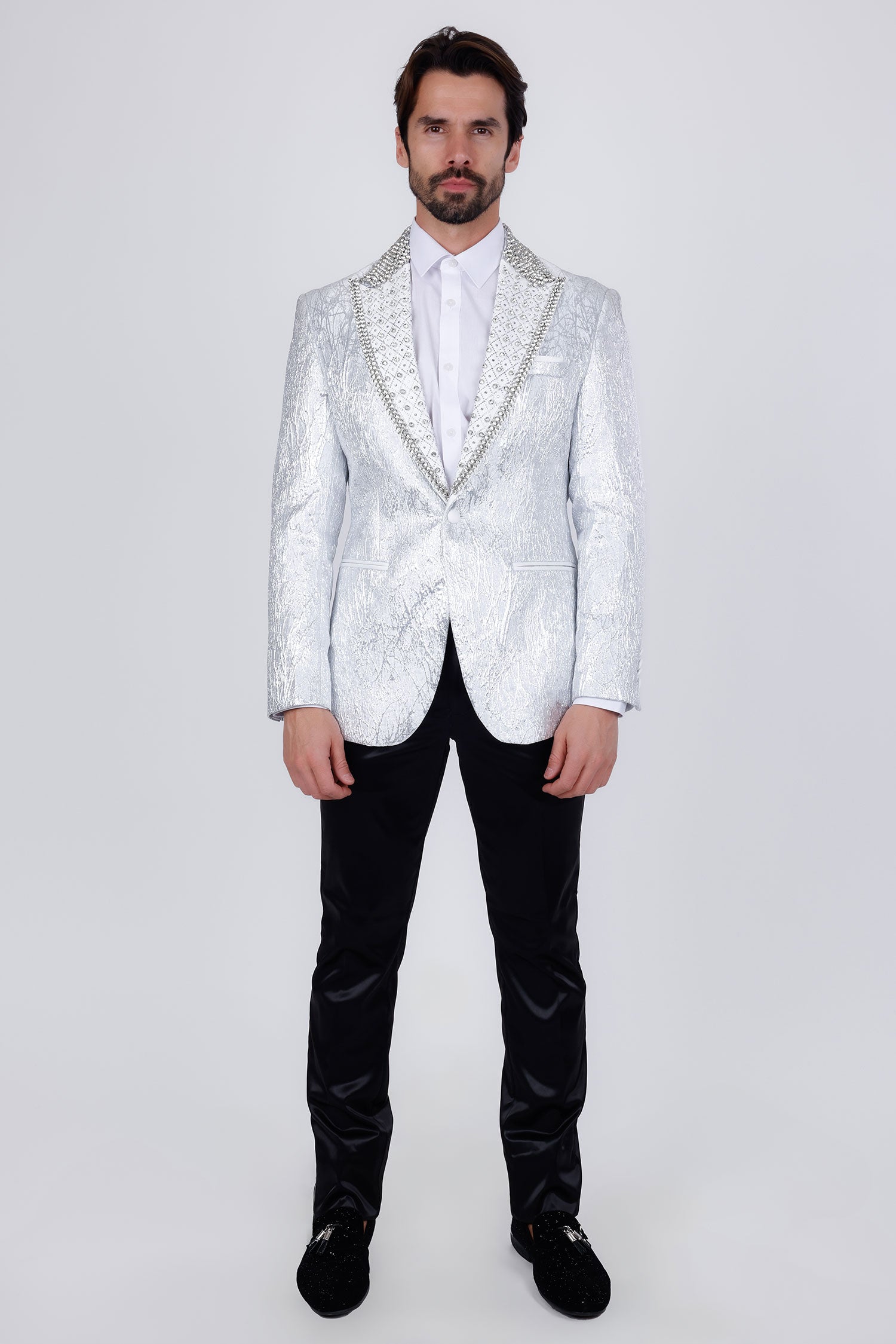 Amusing Origins Rhinestone Blazer