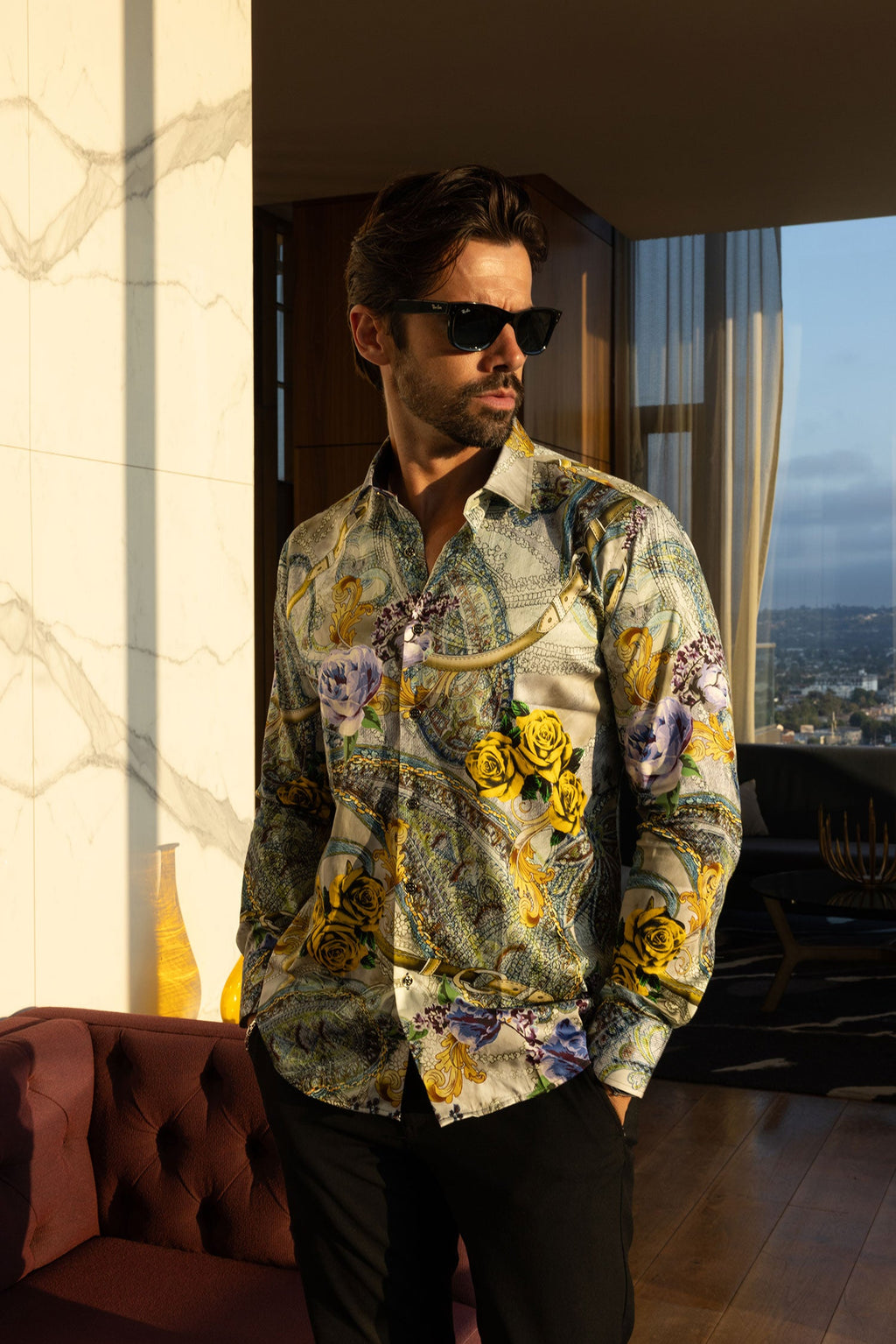 The Rose Venice Long Sleeve Shirt