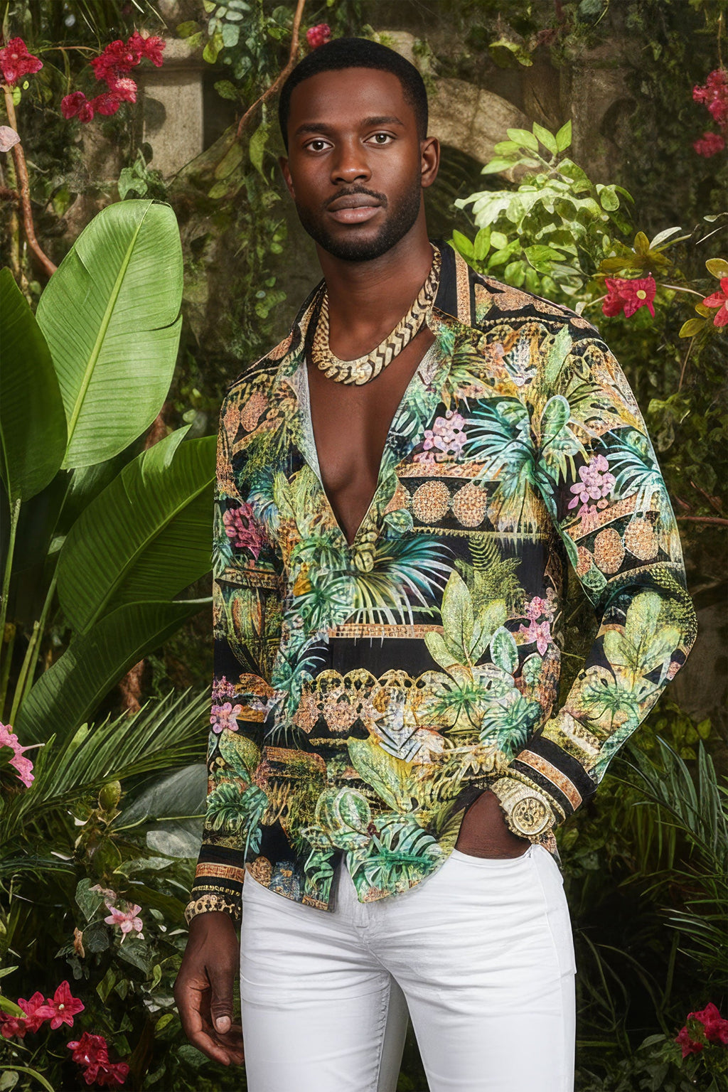 Floral Vibes Long Sleeve Shirt