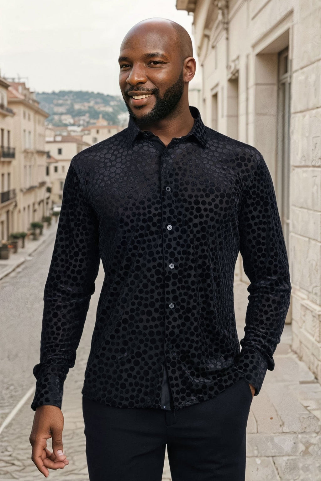 Polka Couture Long Sleeve Shirt