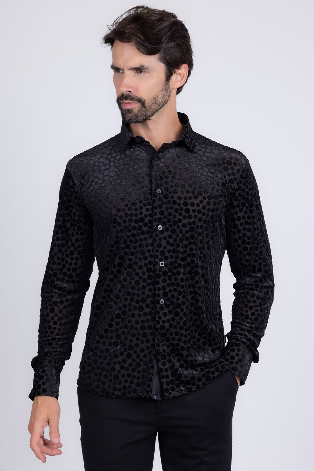 Polka Couture Long Sleeve Shirt