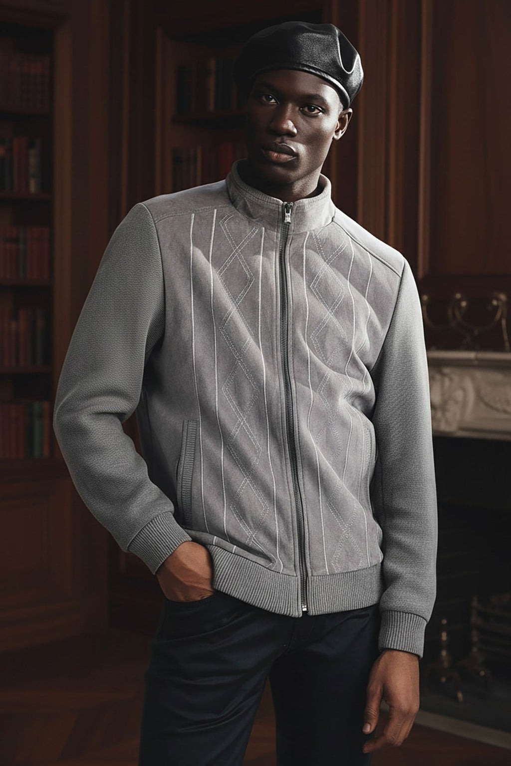 Ritzy Coating Bomber Jacket