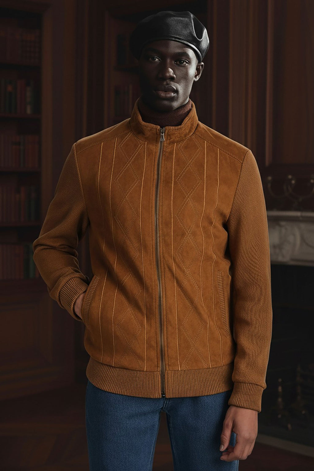 Ritzy Coating Bomber Jacket