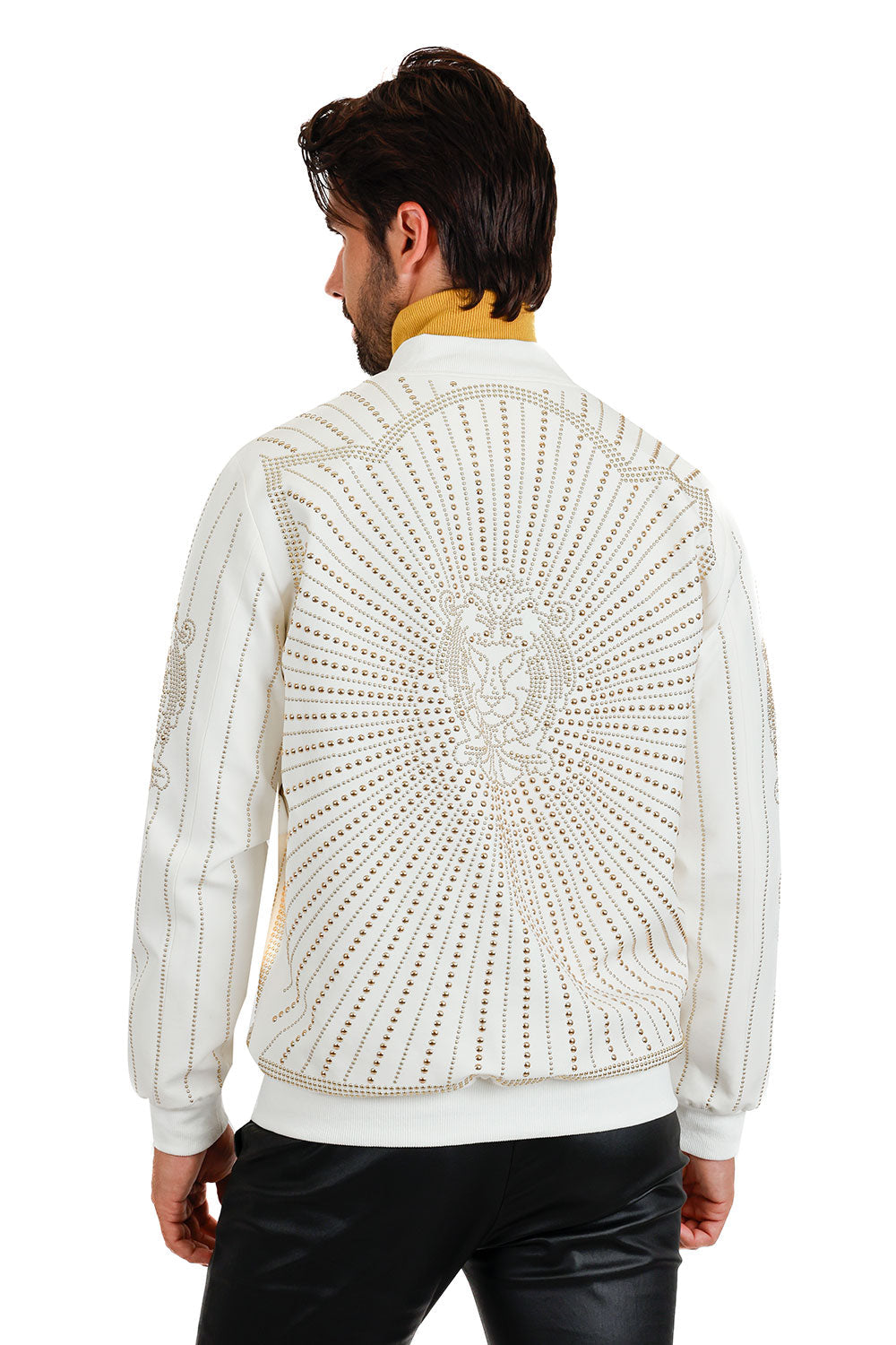 Rowdy Stud Bomber Jacket