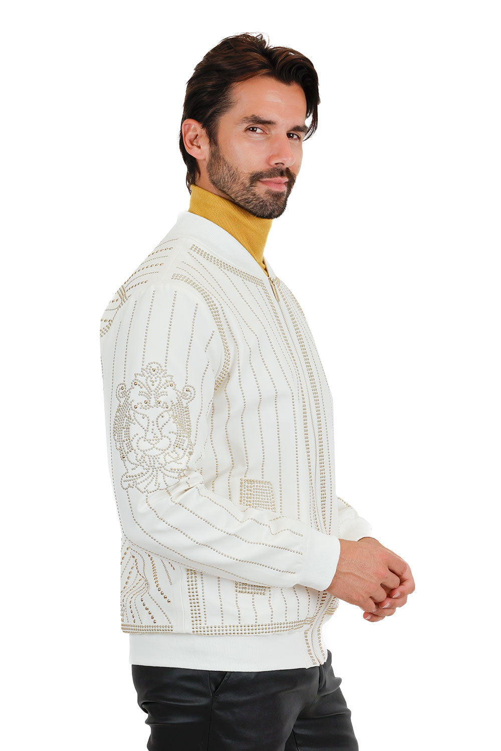 Rowdy Stud Bomber Jacket