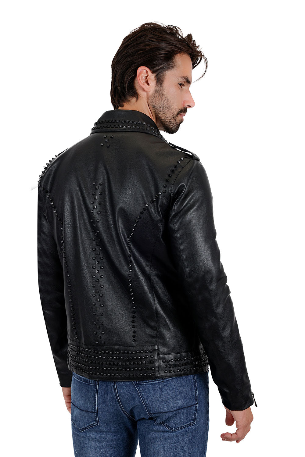 Serrated Look PU Jacket