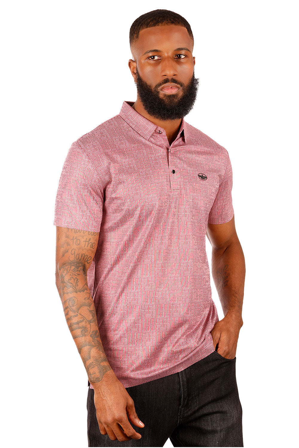 Plait Sketch Polo Shirt