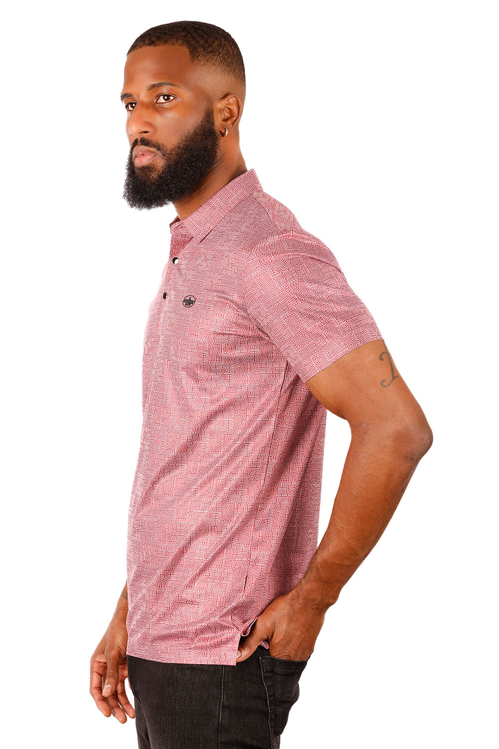 Plait Sketch Polo Shirt