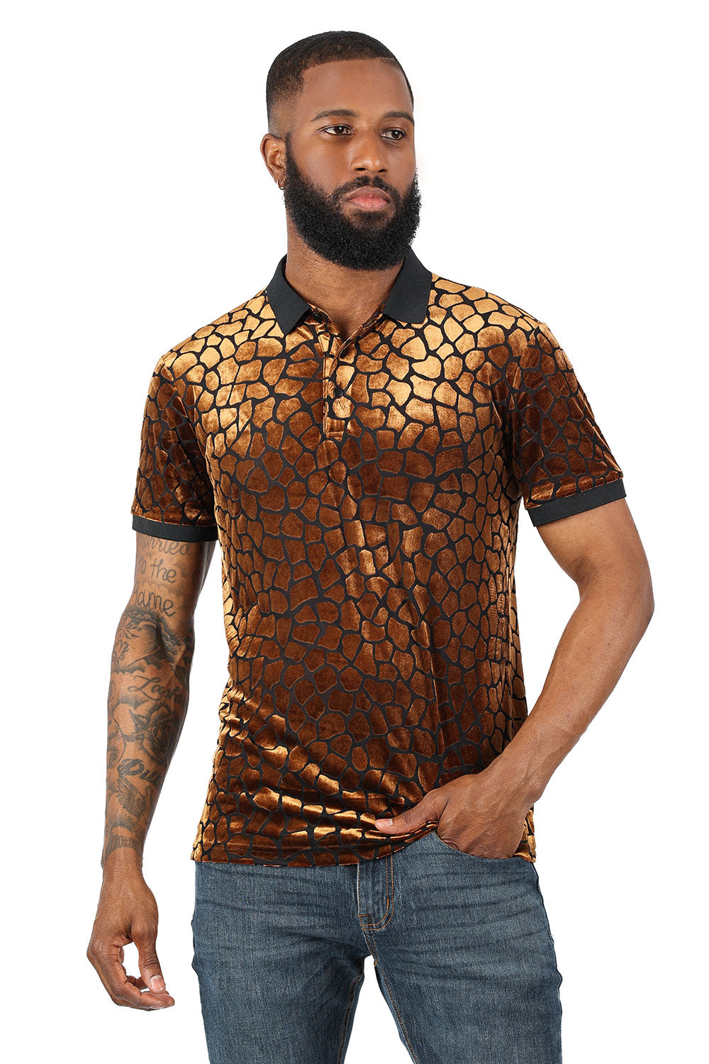 Hidden Leopard Polo Shirt