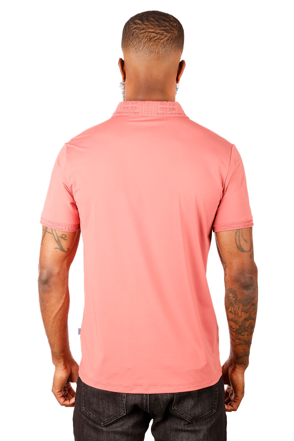Solid Twist Polo Shirt