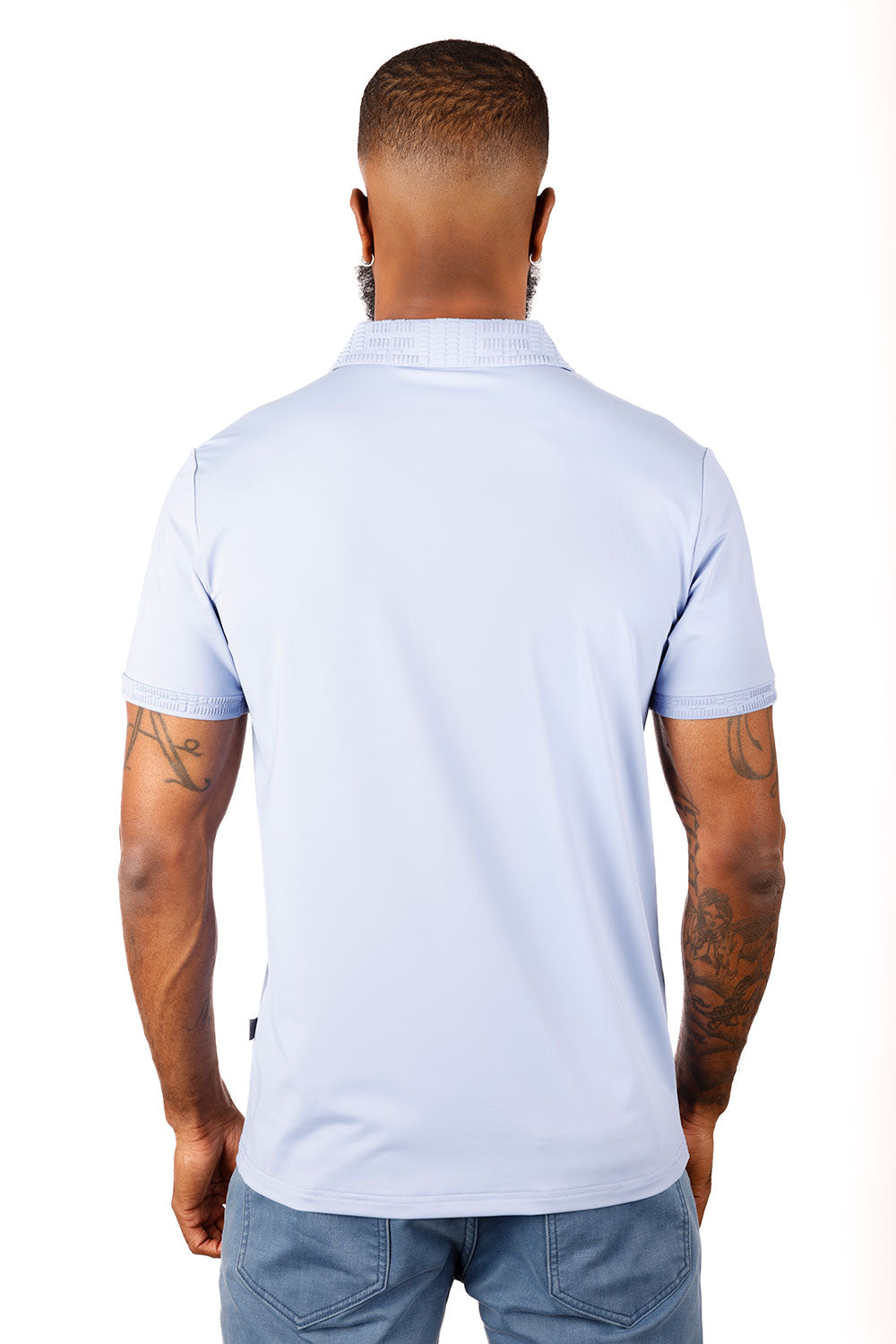 Solid Twist Polo Shirt