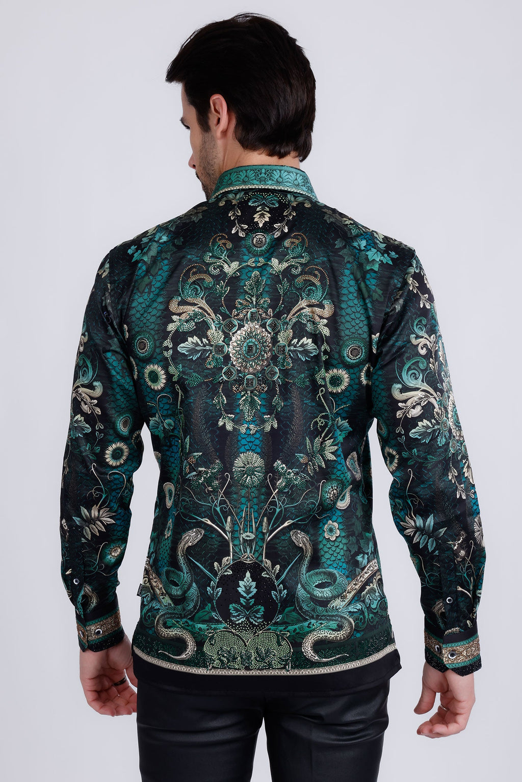 Lively Fancy Rhinestone Long Sleeve Shirt