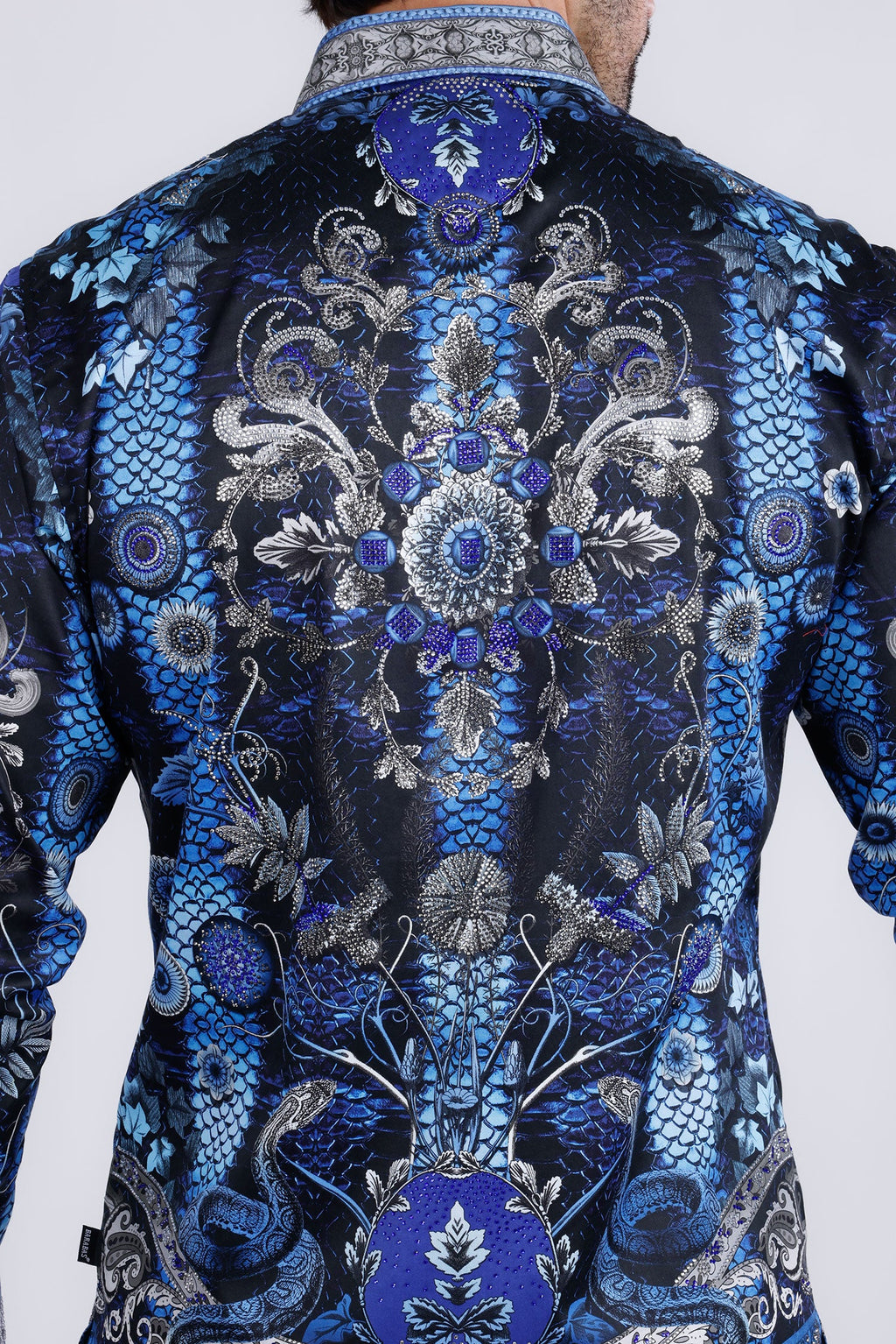 Lively Fancy Rhinestone Long Sleeve Shirt