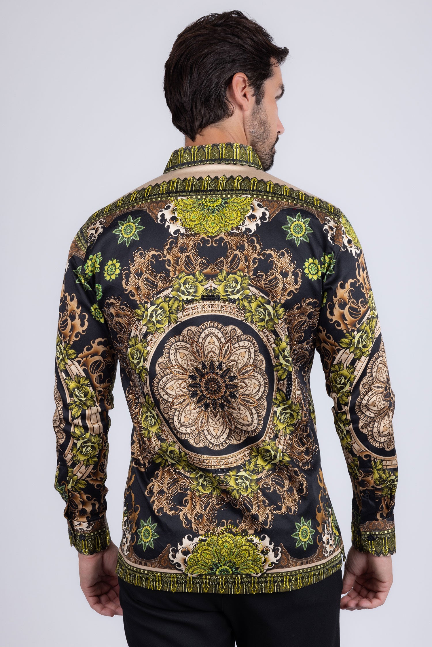 Party Spark Rhinestone Long Sleeve Shirt