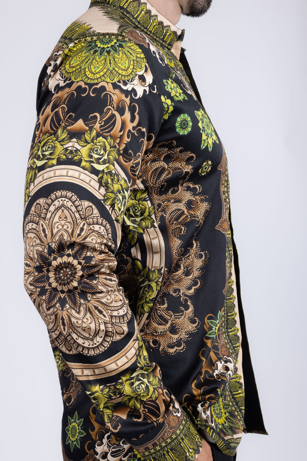 Party Spark Rhinestone Long Sleeve Shirt