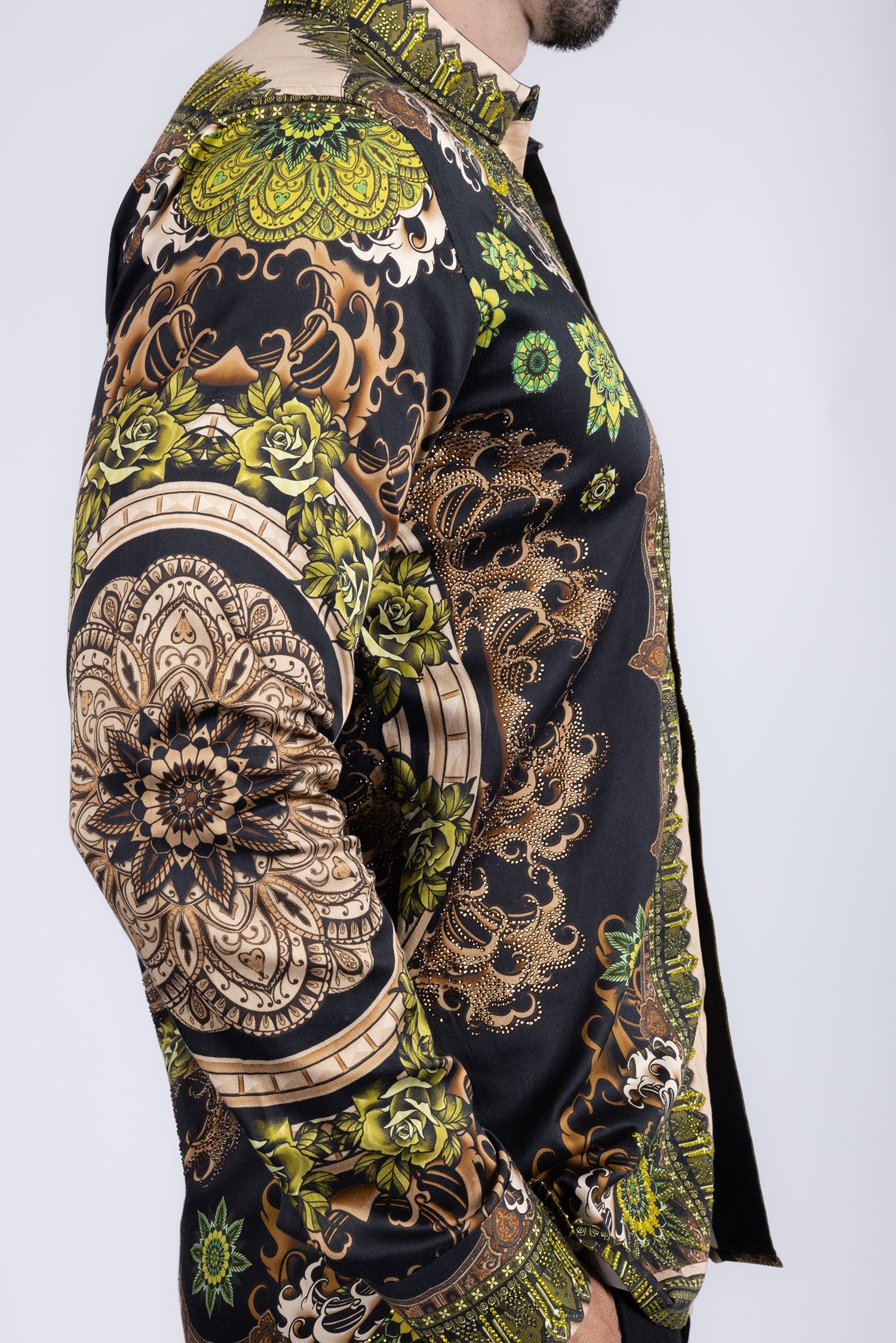 Party Spark Rhinestone Long Sleeve Shirt