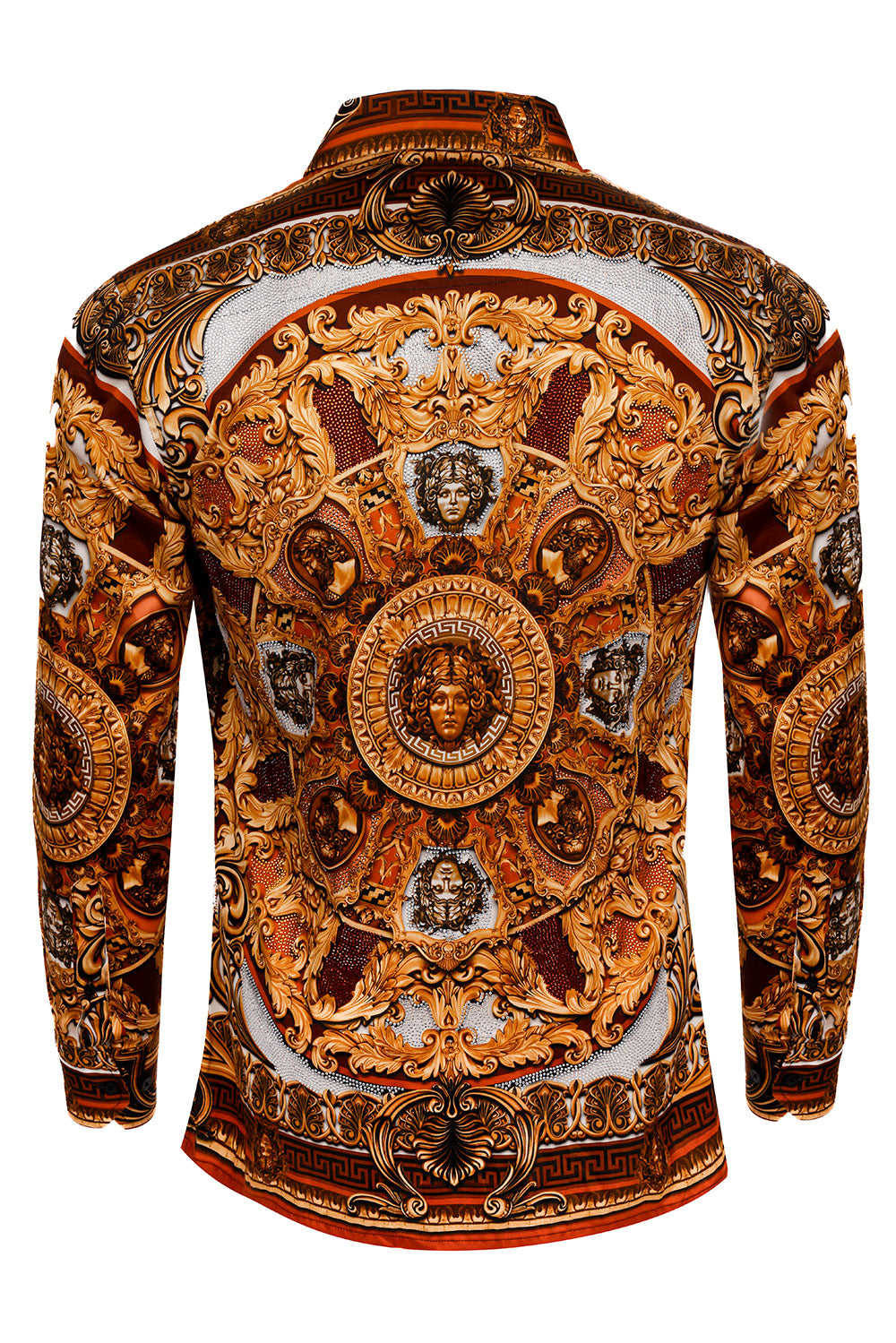 Flamboyant Trend Rhinestone Long Sleeve Shirt