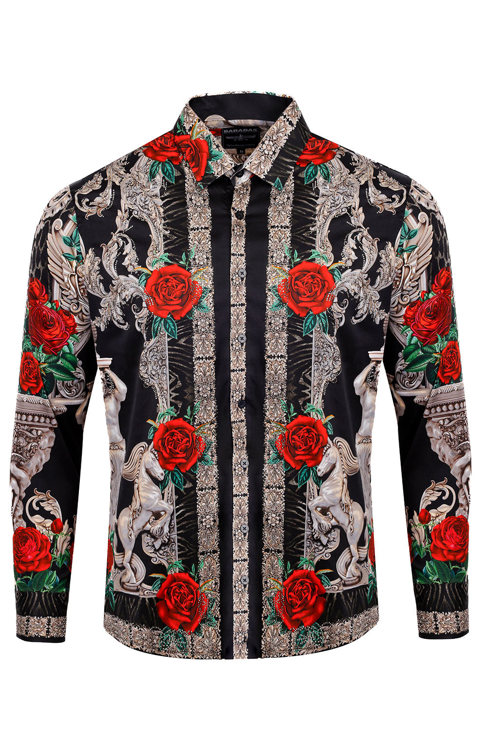 Radiant Sculpt Rhinestone Long Sleeve Shirt