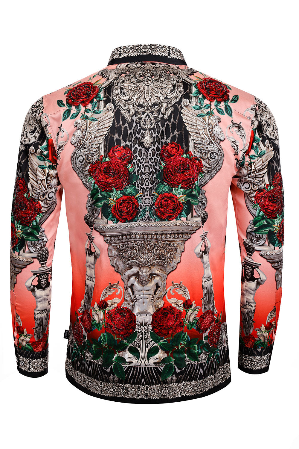 Radiant Sculpt Rhinestone Long Sleeve Shirt
