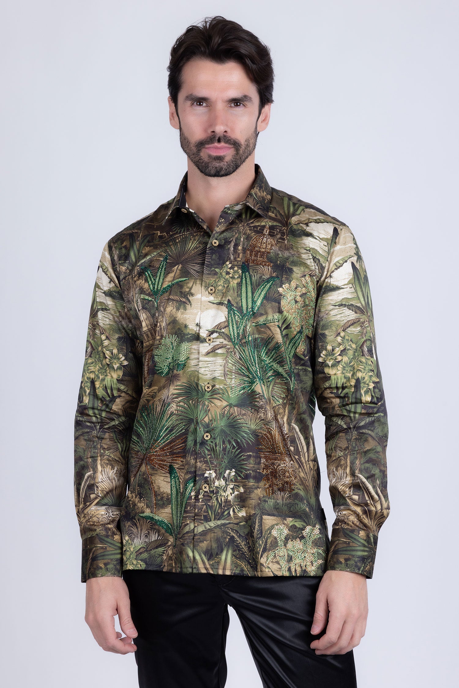 Warsaw Rhinestone Long Sleeve Shirt