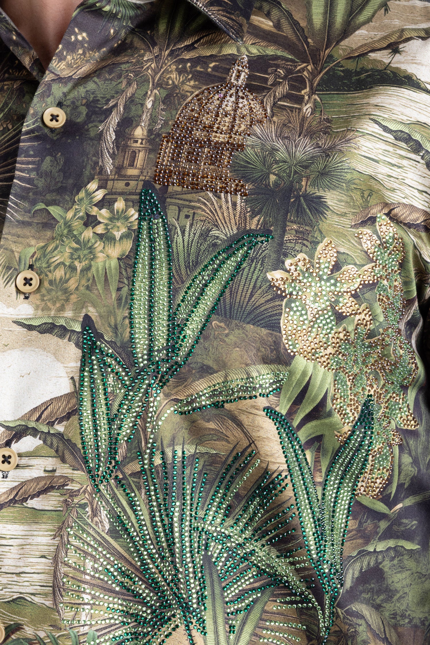 Warsaw Rhinestone Long Sleeve Shirt