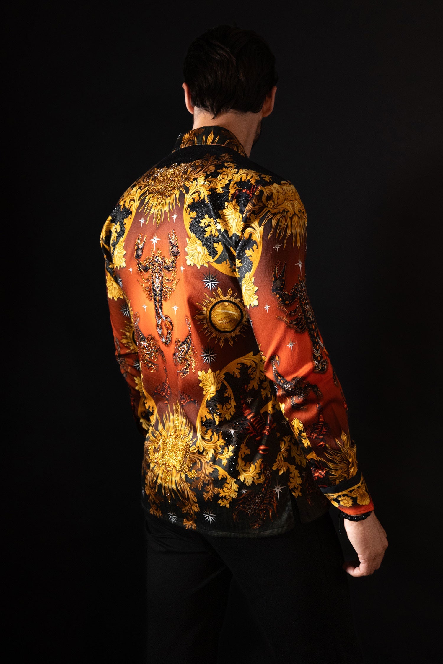 Cogent Approach Rhinestone Long Sleeve Shirt