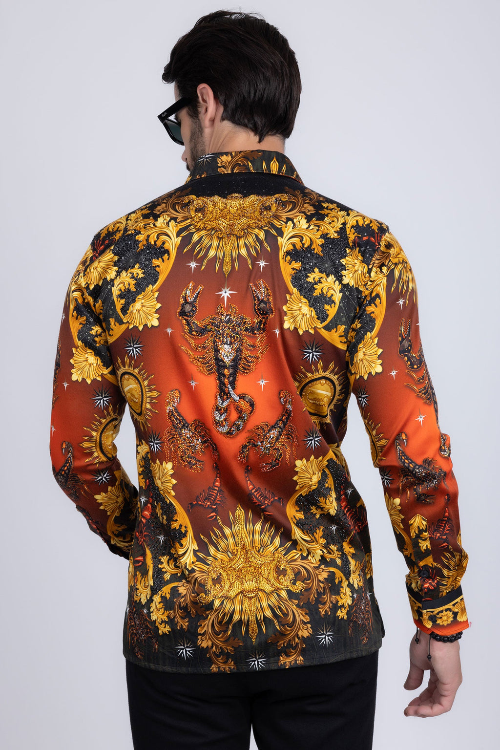 Cogent Approach Rhinestone Long Sleeve Shirt