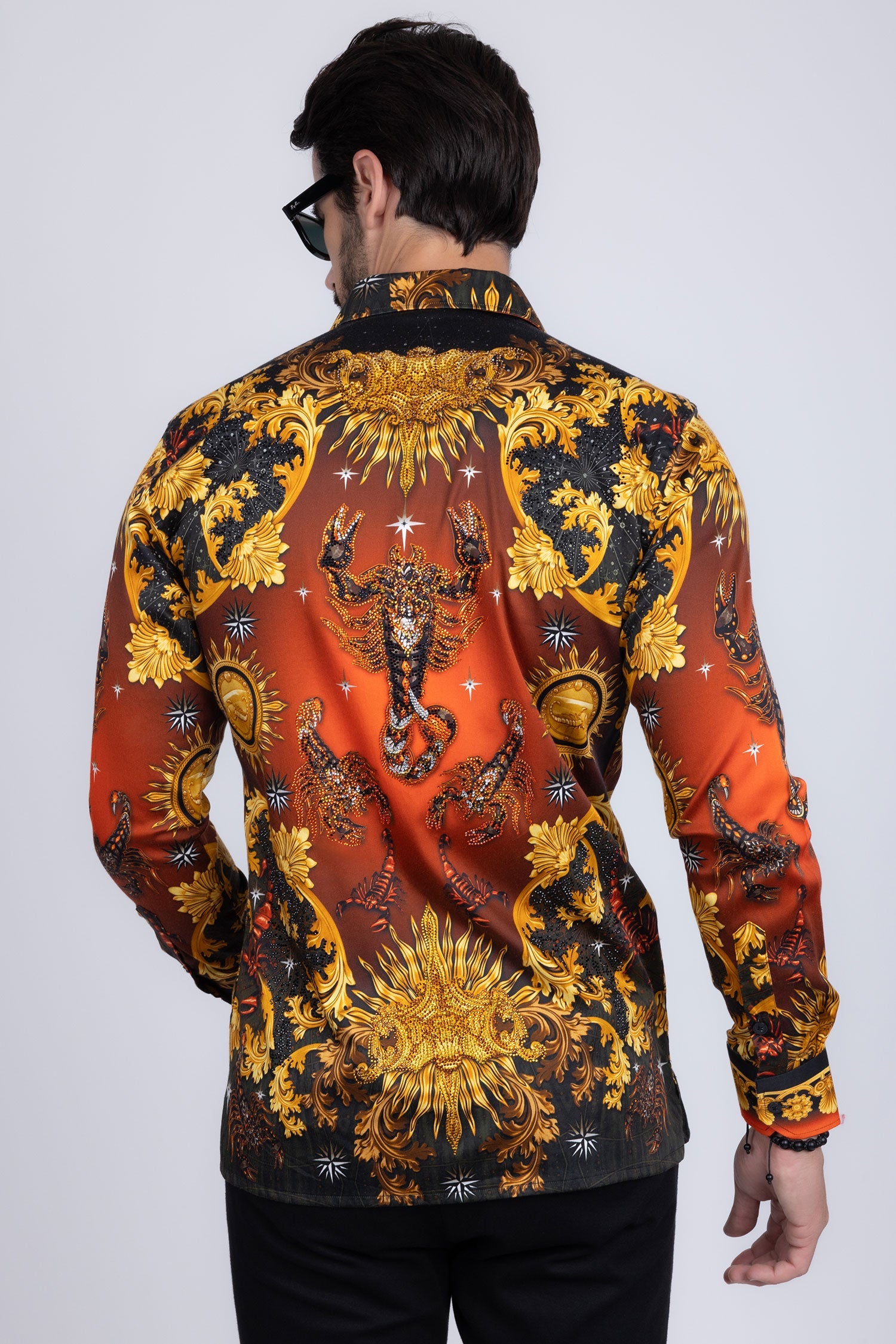 Cogent Approach Rhinestone Long Sleeve Shirt