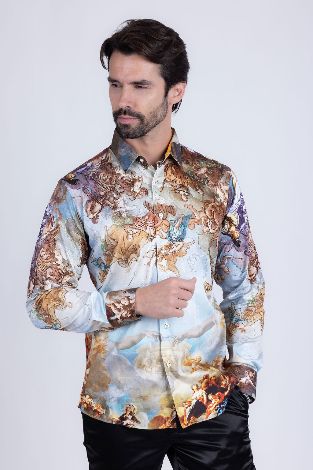 Marrakesh Rhinestone Long Sleeve Shirt