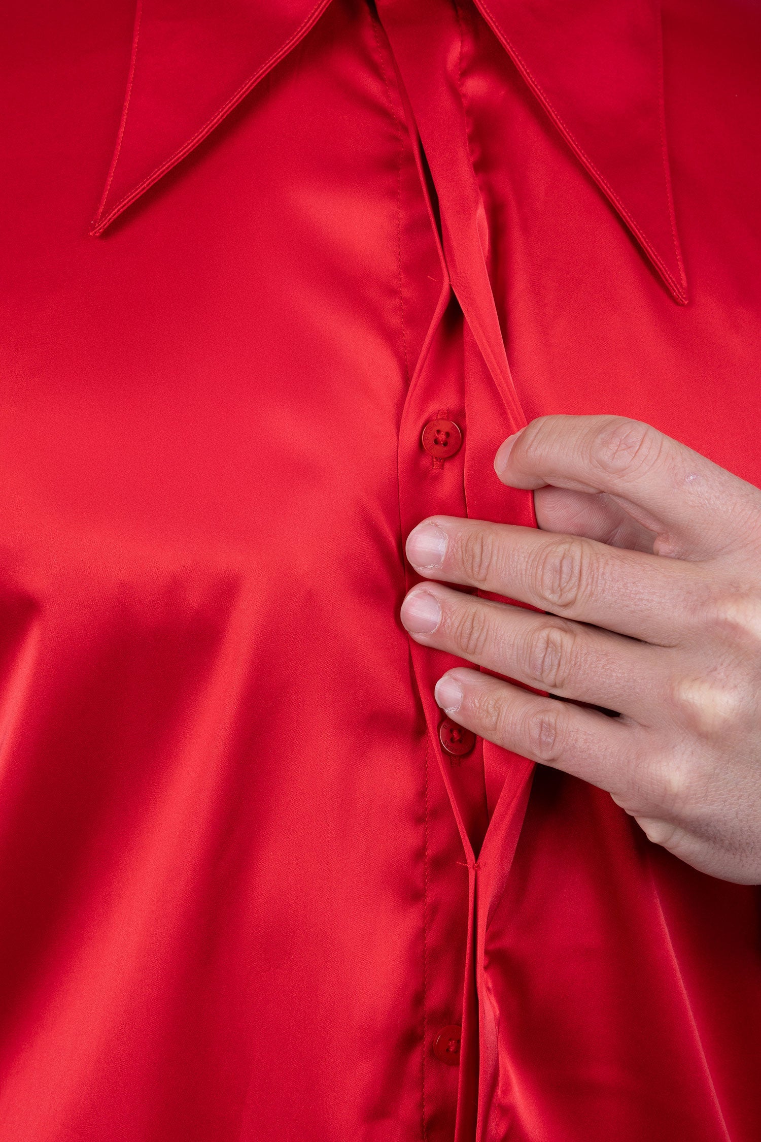 Frillspear Shiny Long Sleeve Shirt