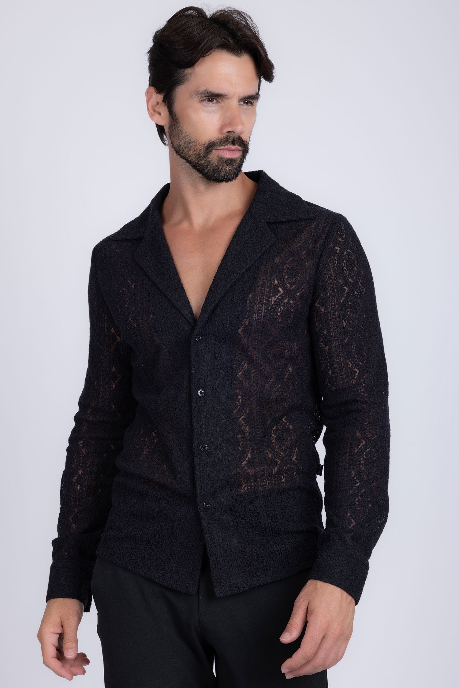 Janeiro Embroidered Long Sleeve Shirt