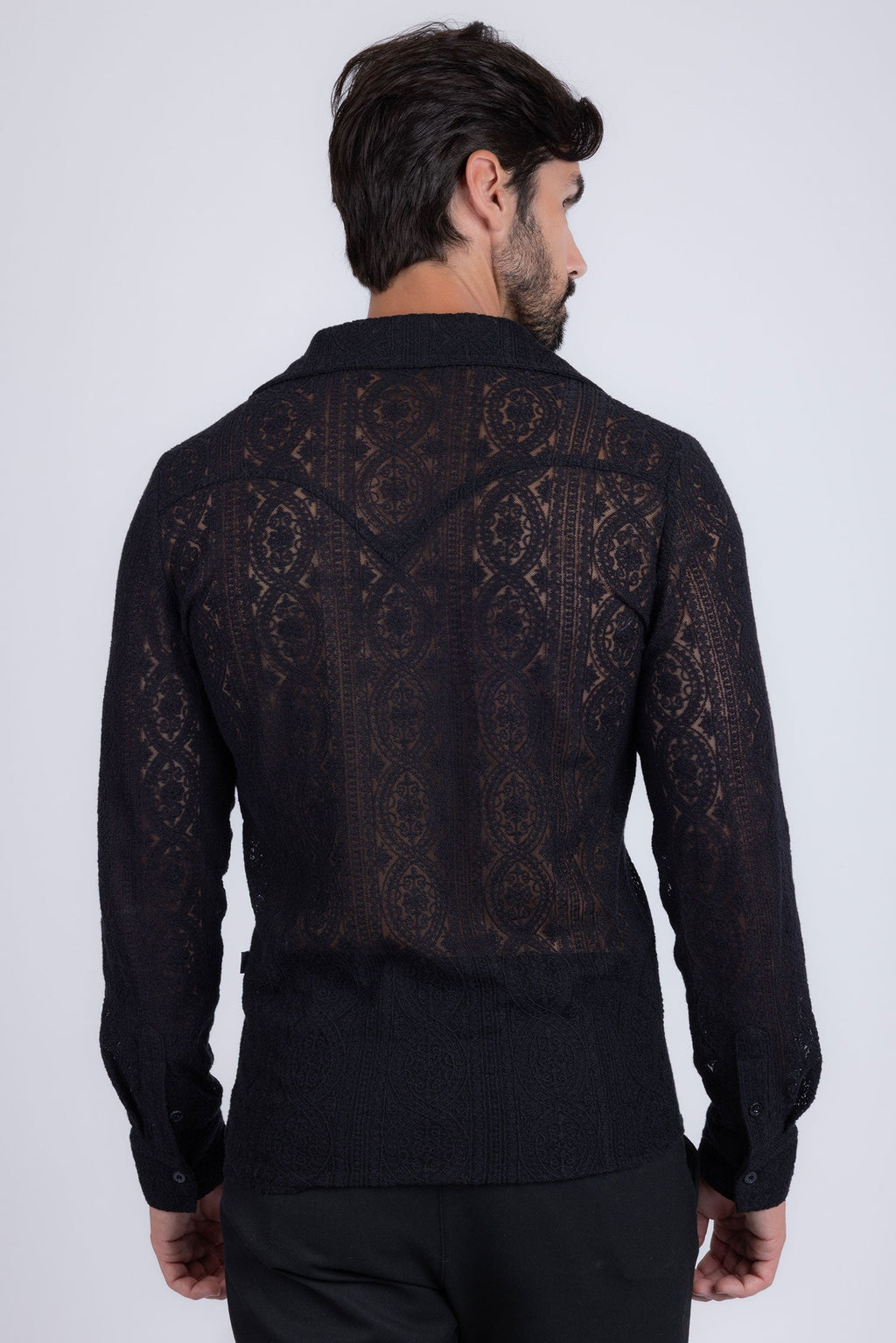 Janeiro Embroidered Long Sleeve Shirt
