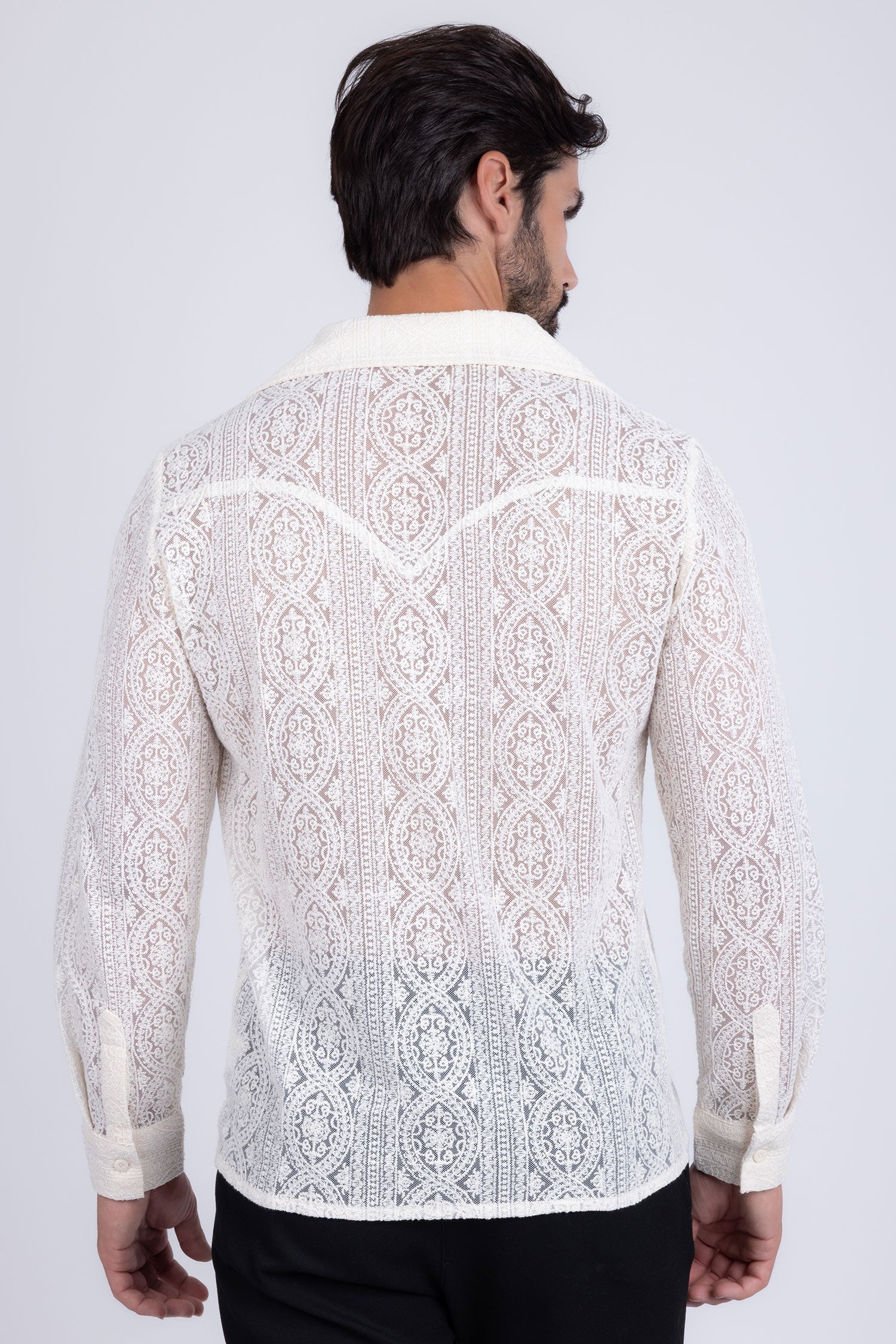 Janeiro Embroidered Long Sleeve Shirt