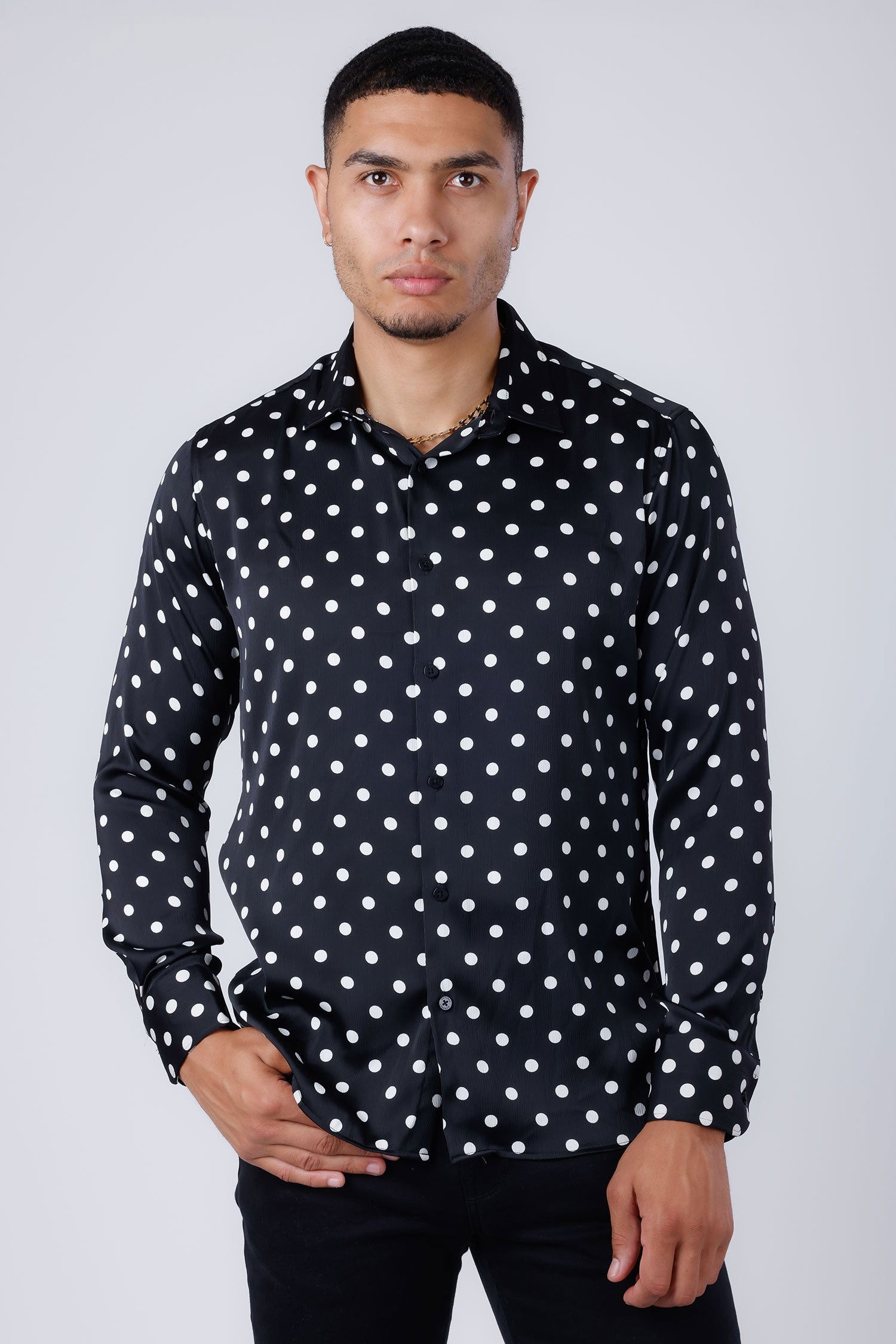 Delhi Polka Dots Long Sleeve Shirt