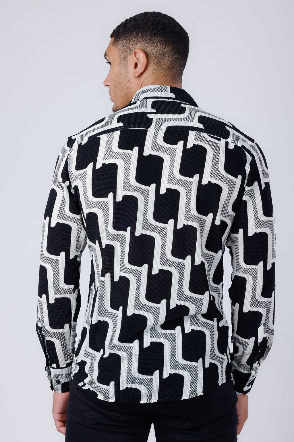 Pattaya Geometric Long Sleeve Shirt