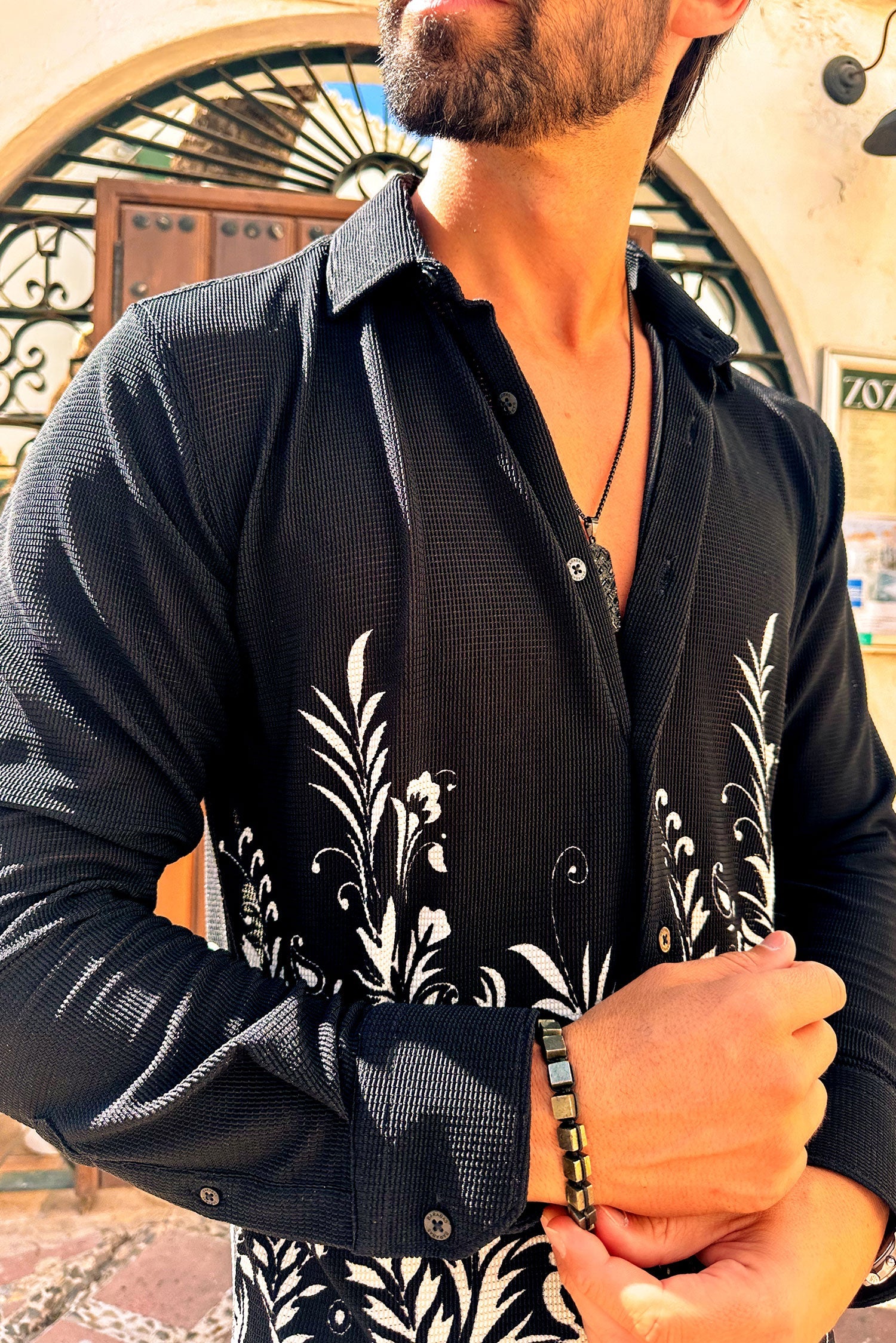 Mecca Floral Long Sleeve Shirt