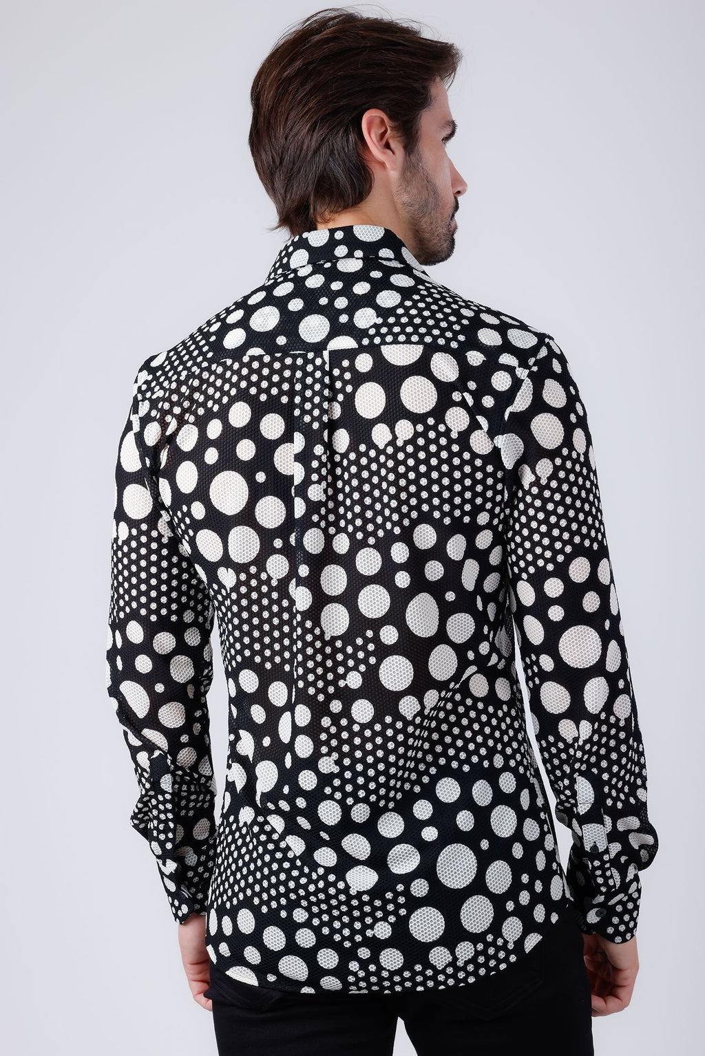Milan Polka Dots Long Sleeve Shirt